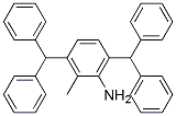 3,6-dibenzhydryl-2-methyl-aniline Struktur