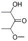 3-Pentanone, 2-hydroxy-4-methoxy- (9CI) Struktur