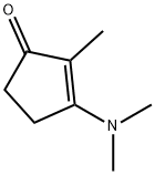 3-(Dimethylamino)-2-methyl-2-cyclopenten-1-one Struktur