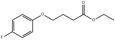 4-(4-Fluorophenoxy)butanoic acid ethyl ester Struktur