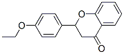 2-(4-Ethoxyphenyl)-2,3-dihydro-4H-1-benzopyran-4-one Struktur