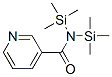 N,N-Bis(trimethylsilyl)-3-pyridinecarboxamide Struktur