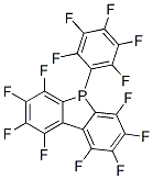 5H-Dibenzophosphole, 1,2,3,4,6,7,8,9-octafluoro-5-(pentafluorophenyl)- Struktur