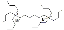 N,N,N,N'',N'',N''-HEXABUTYL-1,6-HEXANEDIAMINIUM DIBROMIDE) Struktur