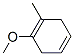 1-methoxy-2-methylcyclohexa-1,4-diene Struktur