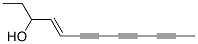(E)-4-Dodecene-6,8,10-triyn-3-ol Struktur