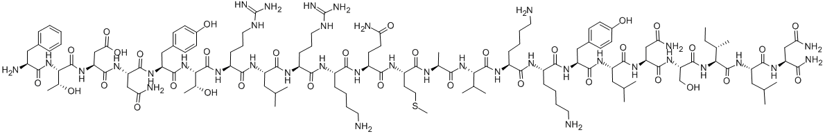 VIP (6-28) (HUMAN, BOVINE, PORCINE, RAT) Structure