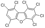 1,2,3,4,6,8,9-HEPTACHLORODIPHENYLENEOXIDE Struktur