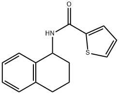 2-Thiophenecarboxamide,N-(1,2,3,4-tetrahydro-1-naphthalenyl)-(9CI) Struktur