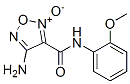 1,2,5-Oxadiazole-3-carboxamide,4-amino-N-(2-methoxyphenyl)-,2-oxide(9CI) Struktur