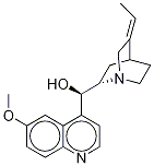 (8a,9R)- 3,10-Didehydro-10,11-dihydro-6'-methoxycinchonan-9-ol Struktur