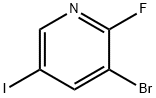 3-BROMO-2-FLUORO-5-IODOPYRIDINE Struktur