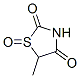 2,4-Thiazolidinedione,5-methyl-,1-oxide(9CI) Struktur