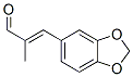 3-(1,3-benzodioxol-5-yl)methacrylaldehyde Struktur