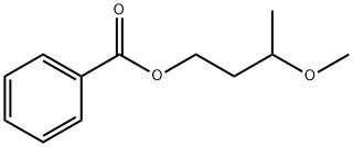 3-methoxybutyl benzoate Struktur