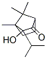 3-Hydroxy-4,7,7-trimethyl-3-isopropylbicyclo[2.2.1]heptan-2-one Struktur