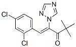 1-(2,4-Dichlorophenyl)-4,4-dimethyl-2-(1H-1,2,4-triazol-1-yl)-1-penten-3-one Struktur