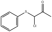 1-Chloro-1-(phenylthio)-2-propanone Struktur