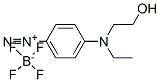 4-[ethyl(2-hydroxyethyl)amino]benzenediazonium tetrafluoroborate Struktur