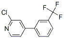 2-CHLORO-4-(3-TRIFLUOROMETHYLPHENYL)PYRIDINE Struktur