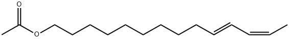 (10E,12Z)-10,12-Tetradecadien-1-ol acetate Struktur