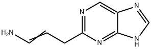 1-Propen-1-amine,  3-(1H-purin-2-yl)-  (9CI) Struktur