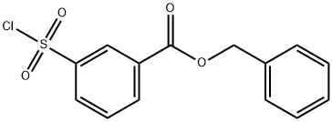 3-(Chlorosulfonyl)benzyl benzoate Struktur