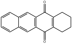 1,2,3,4-Tetrahydro-5,12-naphthacenedione Struktur