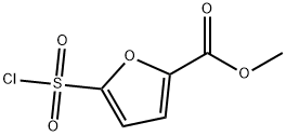 METHYL 5-(CHLOROSULFONYL)-2-FUROATE Struktur