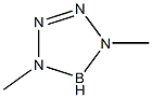 4,5-Dihydro-1,4-dimethyl-1H-tetrazaborole Struktur