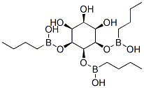 cis-Inositol tri-n-butaneboronate Struktur