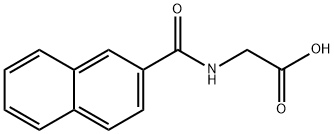 2-naphthoylglycine Struktur