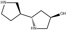 [2,3-Bipyrrolidin]-4-ol, (2S,3S,4R)- (9CI) Struktur