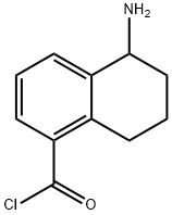 1-Naphthalenecarbonyl chloride, 5-amino-5,6,7,8-tetrahydro- (9CI) Struktur