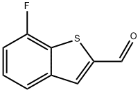 7-fluorobenzo[b]thiophene-2-carbaldehyde Struktur