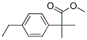 Benzeneacetic acid, 4-ethyl-alpha,alpha-dimethyl-, methyl ester (9CI) Struktur