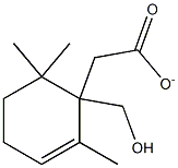 Cyclogeranylacetate Struktur