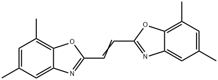 2,2'-(1,2-Ethenediyl)bis[5,7-dimethylbenzoxazole] Struktur