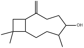 6,10,10-trimethyl-2-methylenebicyclo[7.2.0]undecan-5-ol Struktur