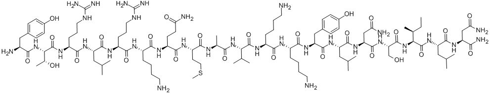 VIP (10-28) (HUMAN, BOVINE, PORCINE, RAT) Structure