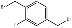 1,4-bis(broMoMethyl)-2-fluorobenzene Struktur