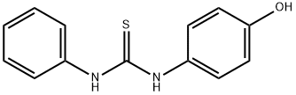 N-(4-hydroxyphenyl)-N'-phenylthiourea Struktur