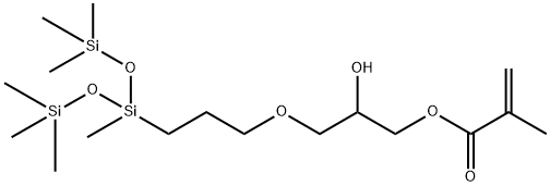 N-(3-METHACRYLOXY-2-HYDROXYPROPYL)-3-AMINOPROPYLTRIETHOXYSILANE: 50% IN ETHANOL Struktur