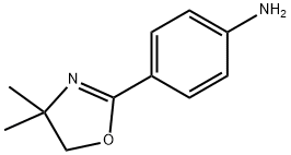 4-(4,5-DIHYDRO-4,4-DIMETHYLOXAZOL-2-YL)BENZENAMINE Struktur