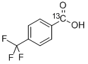 α,α,α-Trifluoro-p-toluic-carboxy-13C  acid Struktur