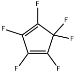 1,2,3,4,5,5-Hexafluoro-1,3-cyclopentadiene Struktur