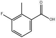 3-氟-2-甲基苯甲酸 結(jié)構(gòu)式