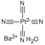 BARIUM TETRACYANOPLATINATE(II) DIHYDRAT& Struktur