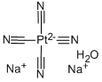 SODIUM TETRACYANOPLATINATE(II) HYDRATE Struktur