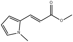 (E)-Methyl 3-(1-Methyl-1H-pyrrol-2-yl)acrylate Struktur